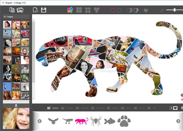 ShapeX - Δημιουργήστε εντυπωσιακά κολάζ φωτογραφιών