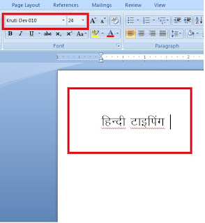 ms word hindi font download