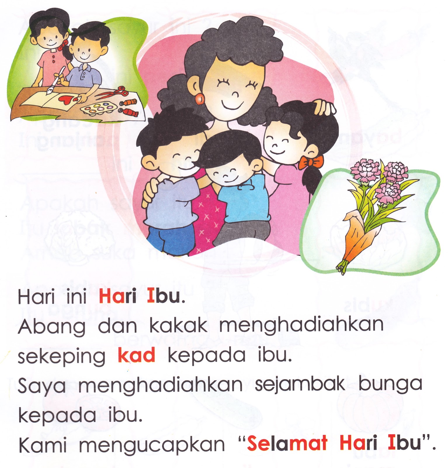 Bahasa Melayu Tahun Satu Marilah membaca cerita t