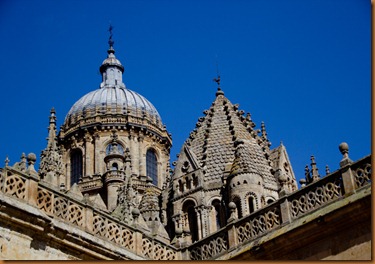 Salamanca  old cathedral dome and lantern