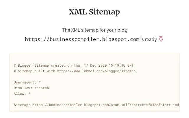 alt = "XML sitemap file"