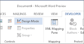 Cara membuat formulir yang dapat diisi khusus di Word