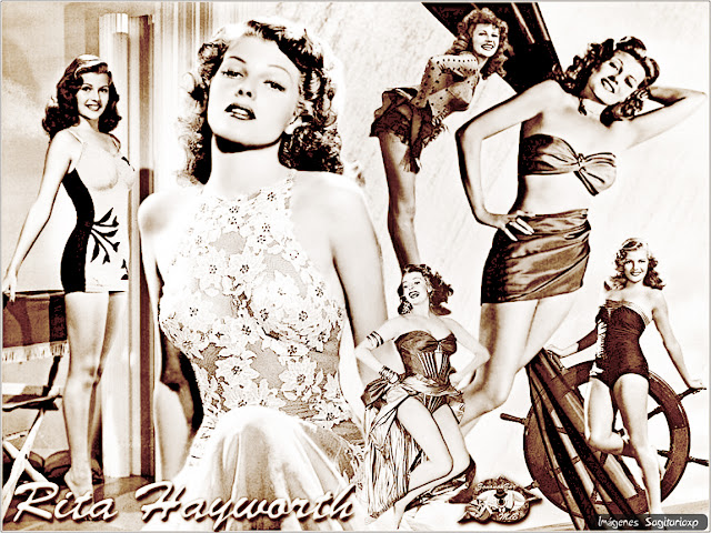 Fondo de pantalla: Rita Hayworth vintage | Wallpaper pin-up