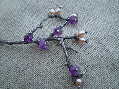 cherry blossom branch with