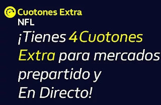 William hill Cuotones Extra NFL 27-30 agosto 2021