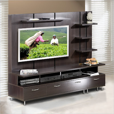 wood entertainment center