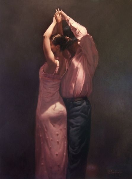 Hamish Blakely pinturas estilo clássico corpos realistas dançando sensuais