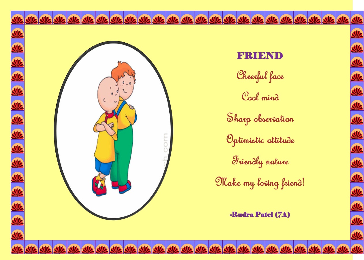 Friend Poems For Kids 6