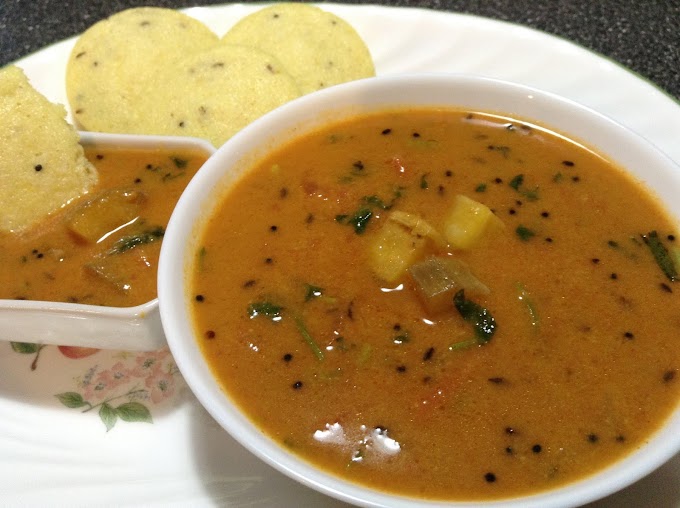 Instant Microwave Sambar In 15 minutes