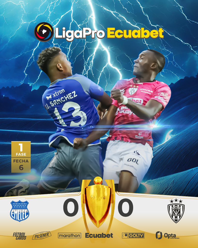 Emelec empata 0-0 con IDV en el Capwell.