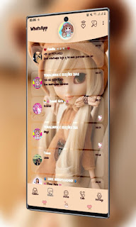 Baby Girl Theme For YOWhatsApp & Fouad WhatsApp By Valéria