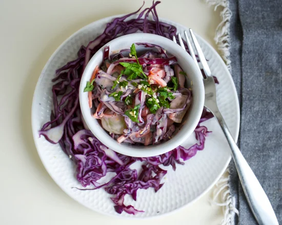 Cabbage Slaw with Carrots