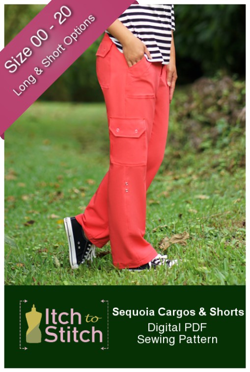 Easy Unisex Cargo Pants sewing pattern - Sew Modern Kids