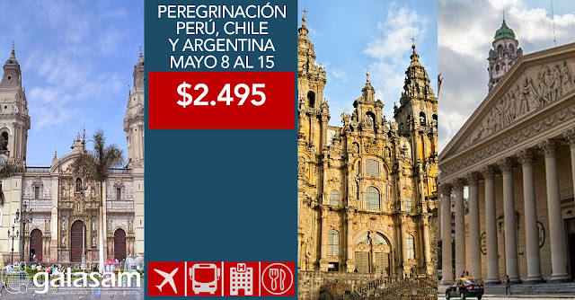 PEREGRINACIÓN A LOS SANTUARIOS DEL SUR  MAYO 8 AL 15