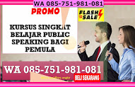 PROMO WA  0857-5198-1081 Kursus Singkat Belajar Public Speaking Bagi Pemula di  Kel Manisrejo Kec Taman Kota Madiun