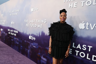 Aisha Tyler attends the premiere of the Apple TV+ limited series “The Last Thing He Told Me” at the Bruin Theatre. “The Last Thing He Told Me” will make its global debut on Apple TV+ on Friday, April 14, 2023.