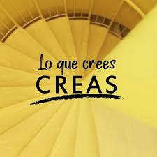 Lo que crees creas