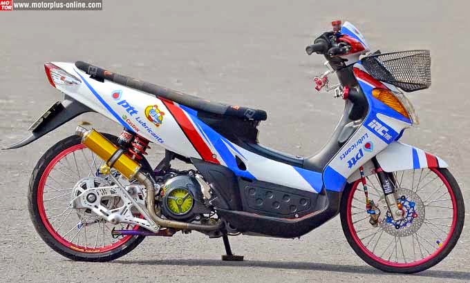 Modifikasi Motor Yamaha Nouvo 2003 / Nouvo lele 