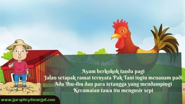 Puisi Pak Tani Menanam Padi