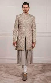 New Sherwani Designs - Wedding Sherwani Collection - Boys Sherwani Punjabi Designs - Wedding Sherwani Hire - biyer sherwani pic - NeotericIT.com