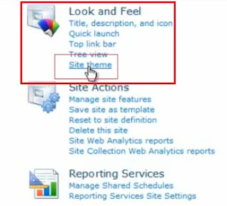 How to Change Site Theme SharePoint 2010