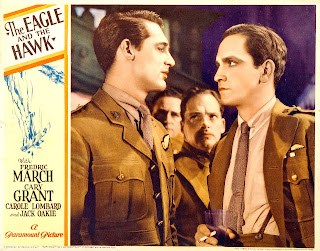 THE EAGLE AND THE HAWKS. Lobby Card: 36 x 28 cms. Estados Unidos. EL ÁGUILA Y EL HALCÓN. The Eagle and the Hawk. 1933. Estados Unidos. Dirección: Stuart Walker. Reparto: Fredric March, Cary Grant, Jack Oakie, Carole Lombard, Guy Standing, Forrester Harvey, Kenneth Howell, Leyland Hodgson, Virginia Hammond, Douglas Scott, Robert Seiter, Dennis O'Keefe.