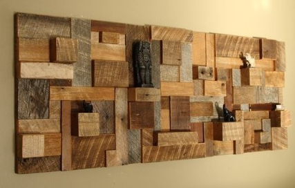 15 desain hiasan  dinding rumah  unik dari  kayu  bekas 
