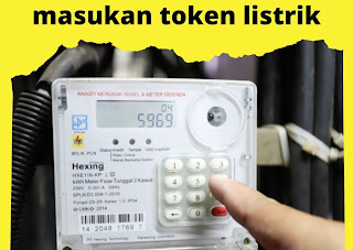 memasukan token listrik prabayar