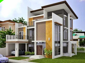 Desain Rumah Modern Lantai 2 Untuk Kalangan Menengah Atas