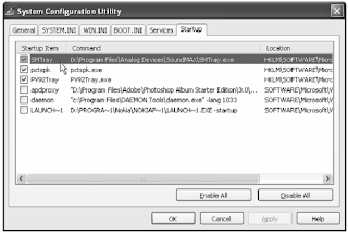 msconfig