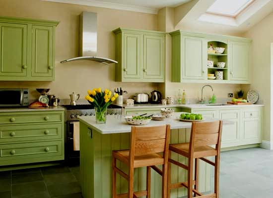 50 Desain Dapur  Minimalis  Cantik Berwarna Hijau  Bergaya 
