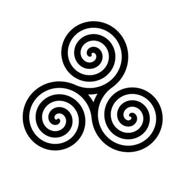 Celtic tattoo depicting an ancient Celtic symbol 