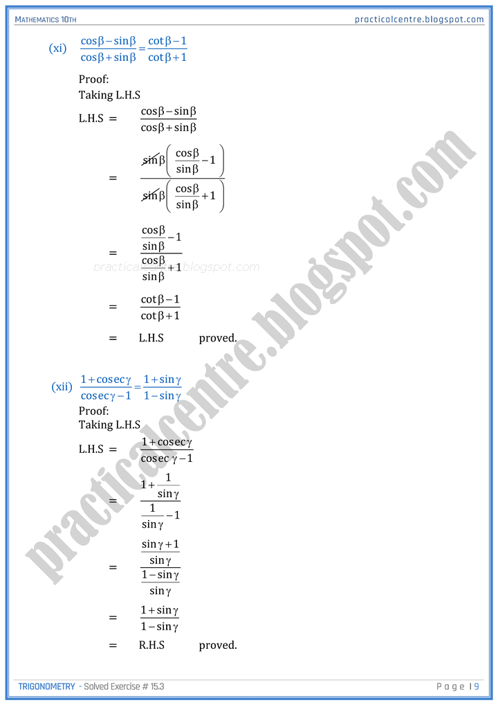 trigonometry-exercise-8-3-mathematics-10th