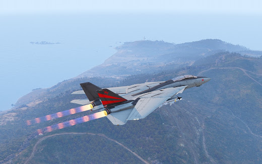 Arma3用F-14 MODのVF-154スキン