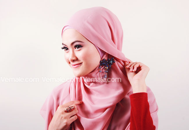 cara memakai hijab