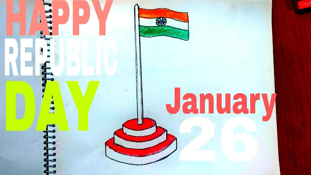 26 January Republic Day 2021 Drawing Video and Images