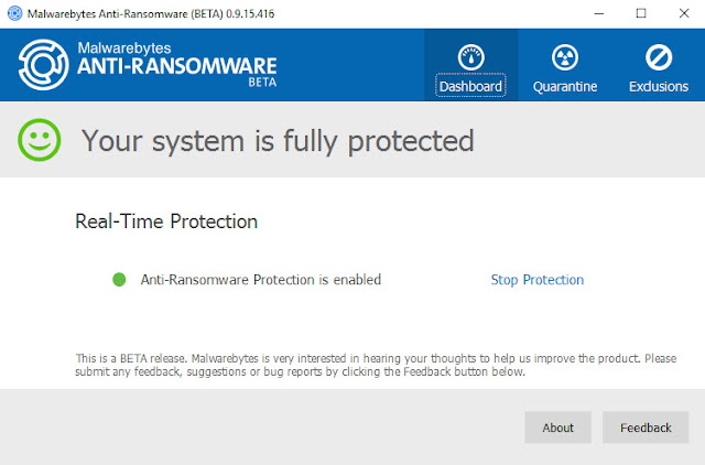 Malwarebytes Anti-ransomware-Phòng chống và tiêu diệt virut tống tiền mạnh mẽ