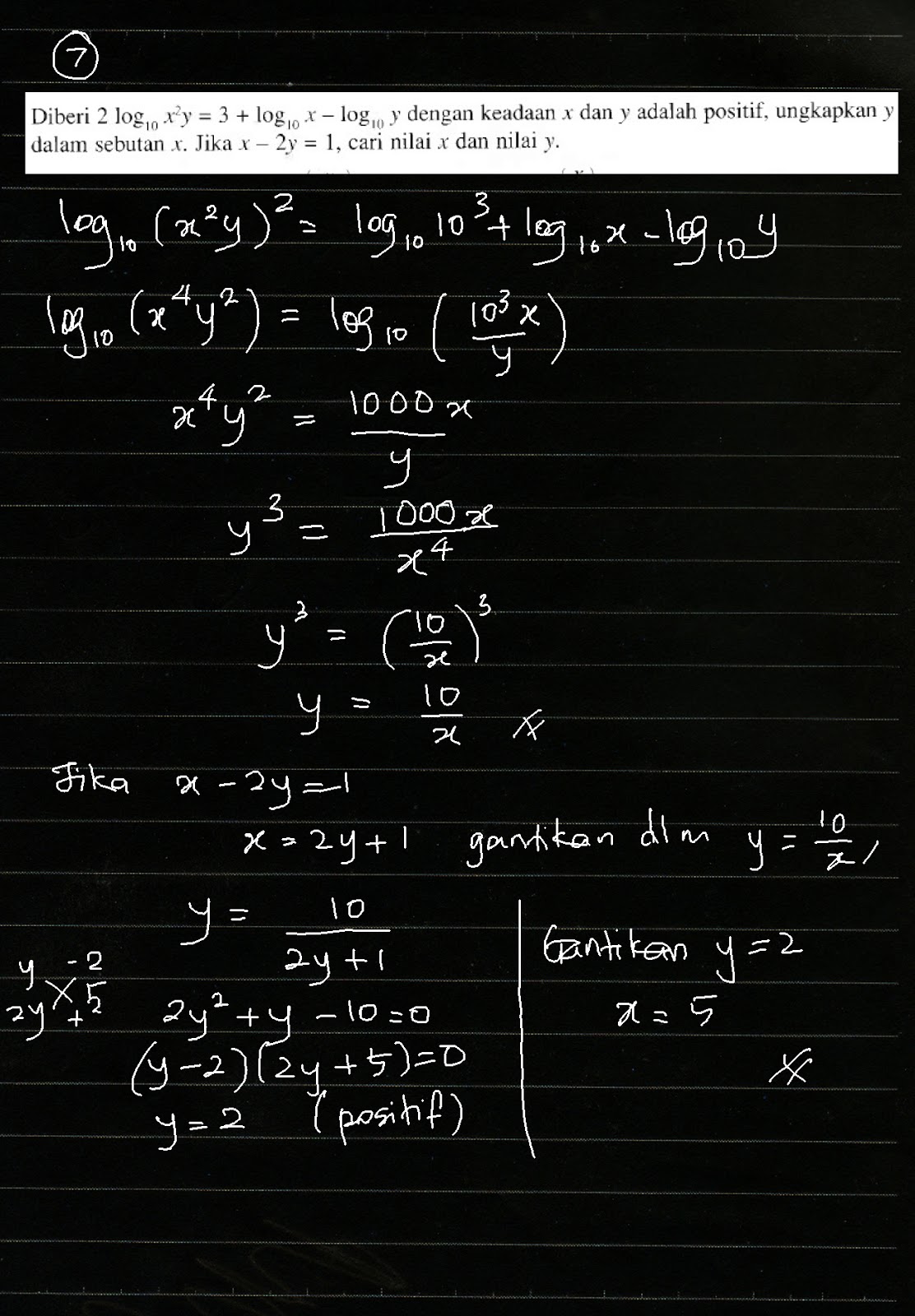 Soalan Matematik Tambahan Tingkatan 4 Dalam Bahasa Melayu 