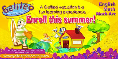 Get a chance to win FREE Galileo Math-Art Sessions for your child!