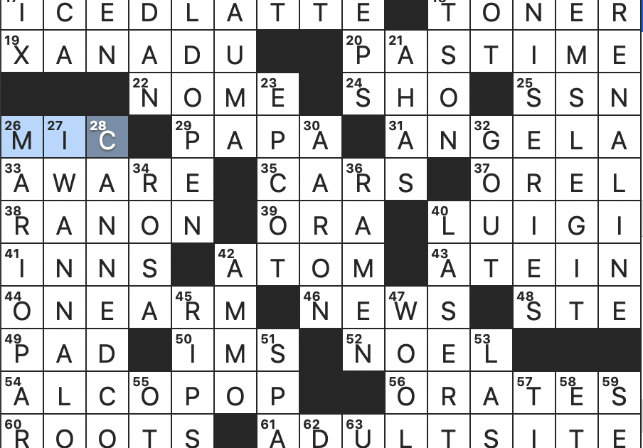 Rex Parker Does the NYT Crossword Puzzle: Person who will do ...