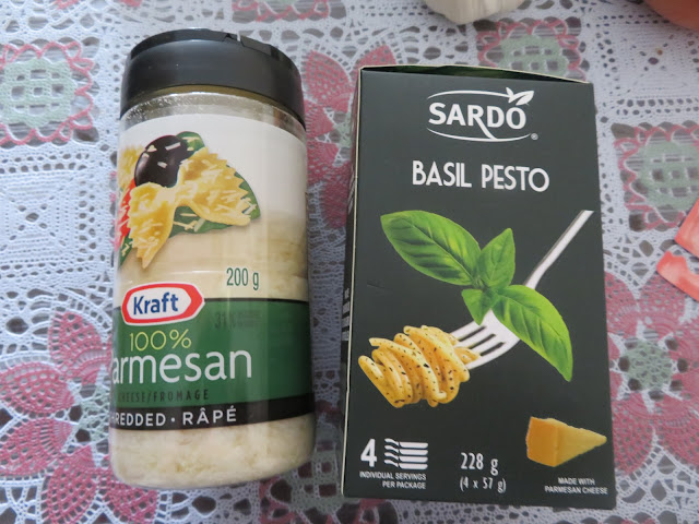 cheese and pesto