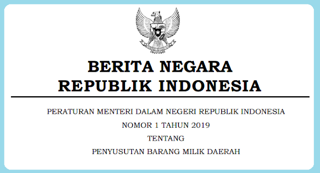  diterbitkan dengan pertimbangan bahwa untuk menyajikan Update, PERMENDAGRI NOMOR 1 TAHUN 2019 TENTANG PENYUSUTAN BARANG MILIK DAERAH