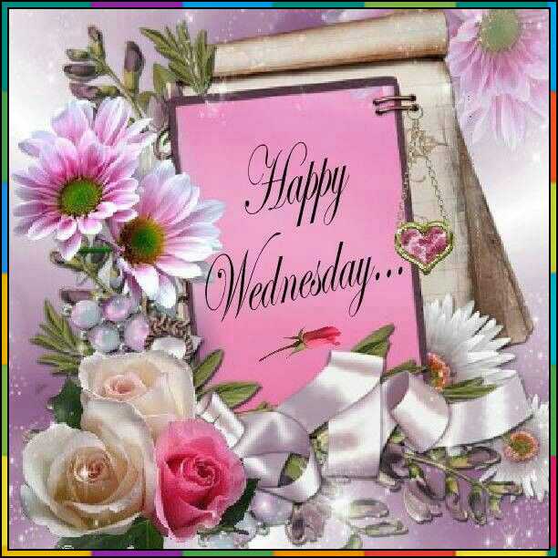 happy wednesday flowers images
