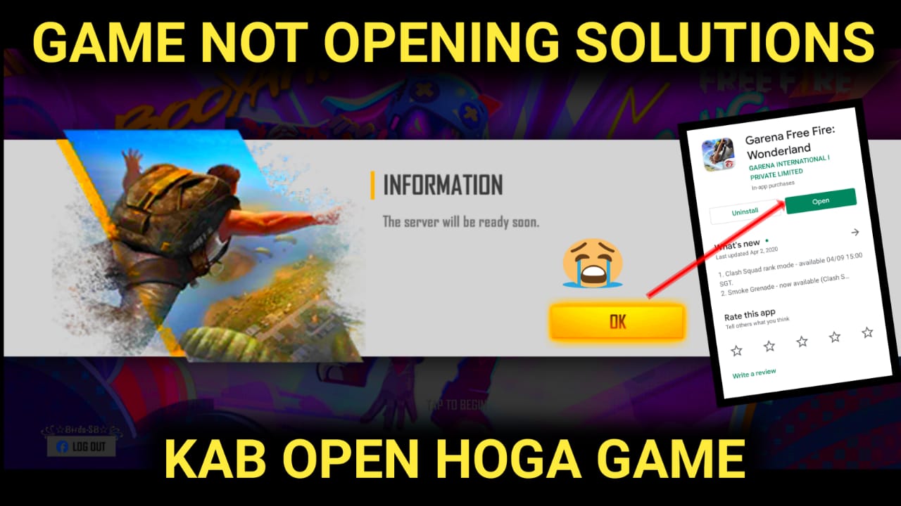 Free Fire Not Opening Solution || Free Fire New Update ...