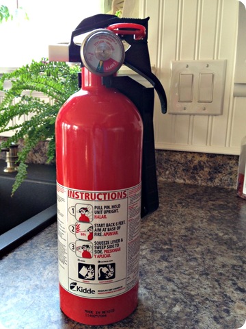 kitchen fire extinguisher