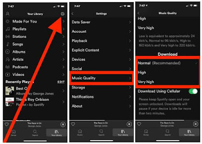 Cara Merubah Kualitas Musik Unduhan di Spotify