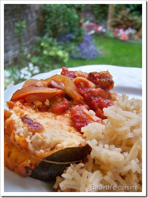 rôti saumon saint jacques à la tomate 2