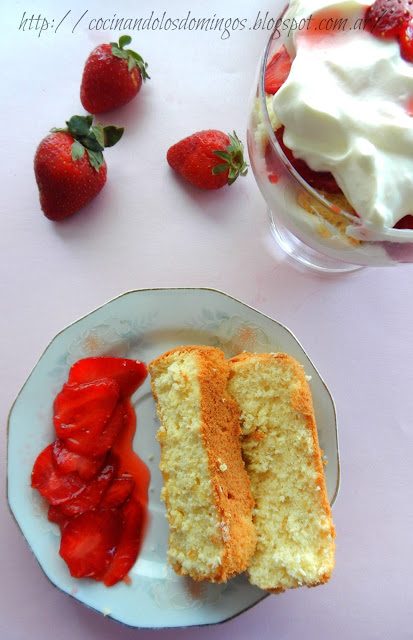 Torta Chiffon de fresas