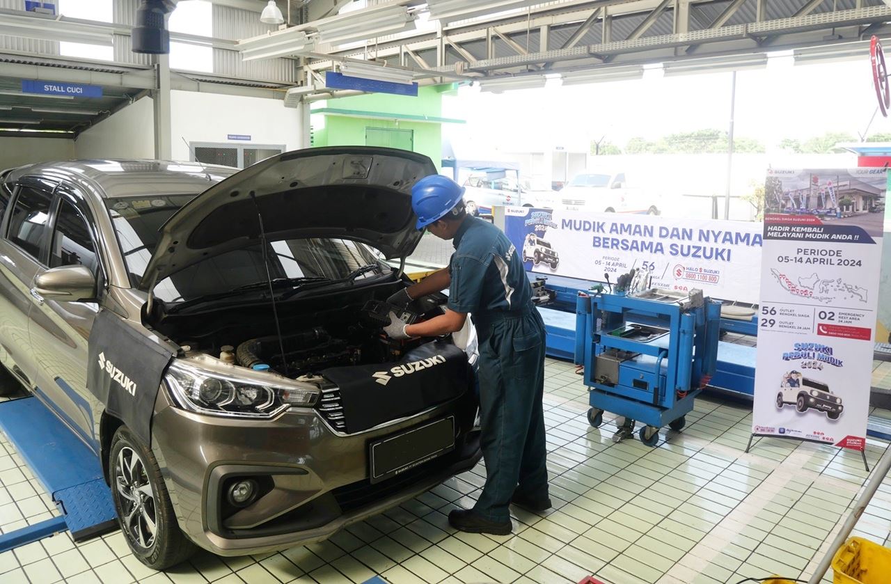 Siap Dampingi Pemudik Mobil dan Motor, Bengkel Siaga Suzuki Hadir di 66 Titik di Sumatera, Jawa hingga Bali