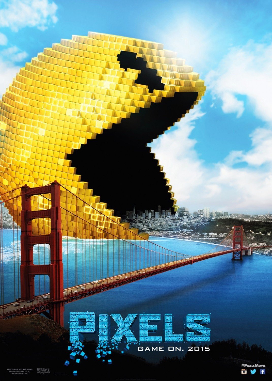 Movie Review Pixels Sandwichjohnfilms - lein brawl stars pixel art mine c